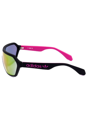 adidas Unisex-Sonnenbrille in Schwarz/ Pink/ Grün