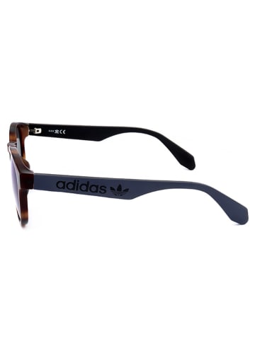 adidas Okulary przeciwsłoneczne unisex w kolorze czarno-niebieskim