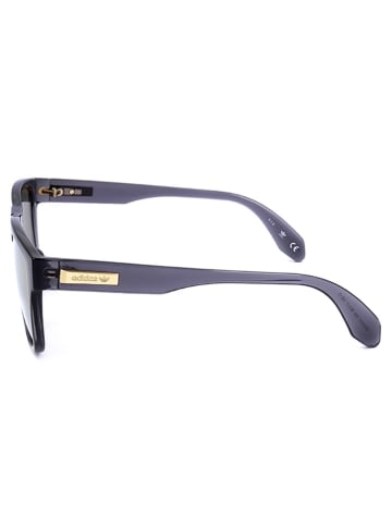adidas Męskie okulary przeciwsłoneczne w kolorze granatowo-żółtym