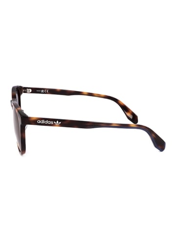 adidas Okulary przeciwsłoneczne unisex w kolorze brązowo-granatowym