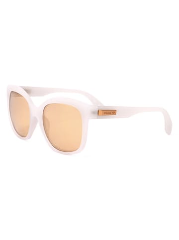 adidas Damen-Sonnenbrille in Weiß/ Orange