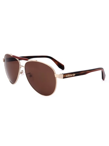 adidas Herren-Sonnenbrille in Gold/ Braun