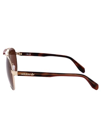 adidas Herren-Sonnenbrille in Gold/ Braun