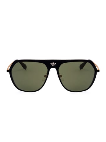 adidas Herenzonnebril zwart/goudkleurig/groen