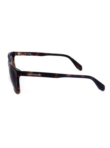 adidas Okulary przeciwsłoneczne unisex w kolorze brązowo-granatowym