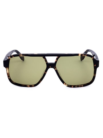 adidas Herren-Sonnenbrille in Braun/ Grün