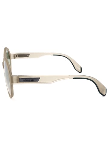 adidas Damskie okulary przeciwsłoneczne w kolorze beżowo-turkusowym