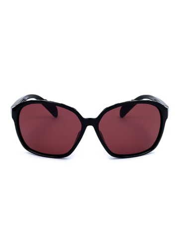 adidas Damskie okulary przeciwsłoneczne w kolorze czarno-czerwonym