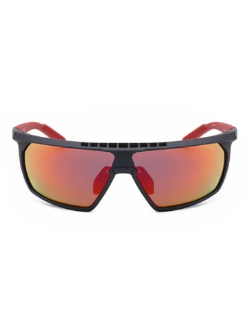 adidas Okulary przeciwsłoneczne unisex w kolorze czarno-czerwono-żółtym