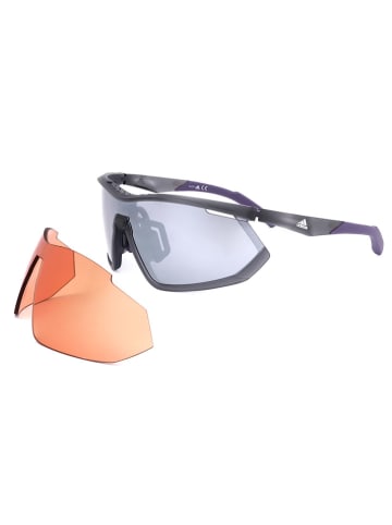 adidas Damen-Sonnenbrille in Grau/ Lila