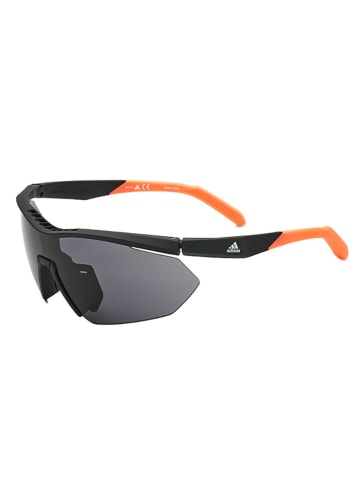 adidas Damen-Sonnenbrille in Schwarz/ Orange/ Grau