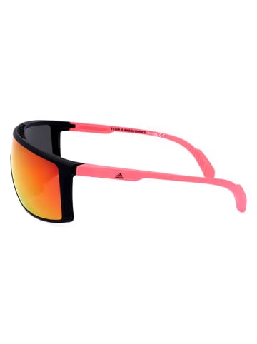 adidas Unisex-Sonnenbrille in Schwarz-Pink/ Rot-Gelb