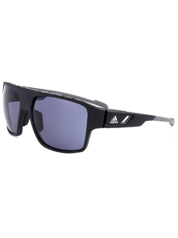 adidas Męskie okulary przeciwsłoneczne w kolorze czarno-niebieskim