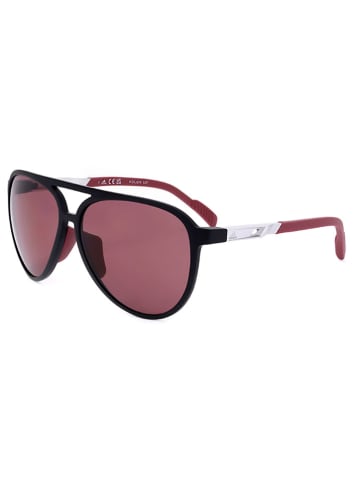 adidas Unisex-Sonnenbrille in Schwarz/ Rot