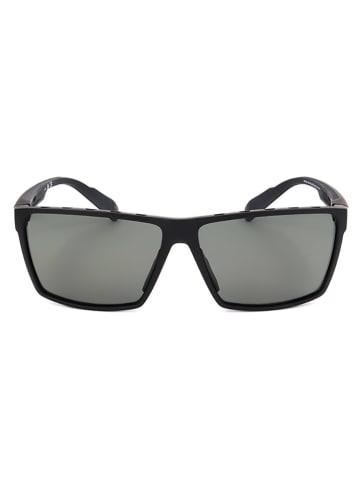 adidas Męskie okulary przeciwsłoneczne w kolorze czarno-szarym