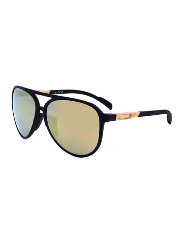adidas Unisex-Sonnenbrille in Schwarz/ Gelb-Blau