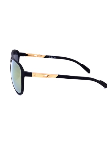 adidas Unisex-Sonnenbrille in Schwarz/ Gelb-Blau