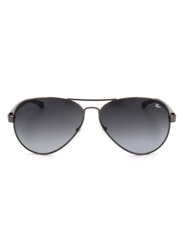 Lacoste Unisex-Sonnenbrille in Schwarz/ Grau