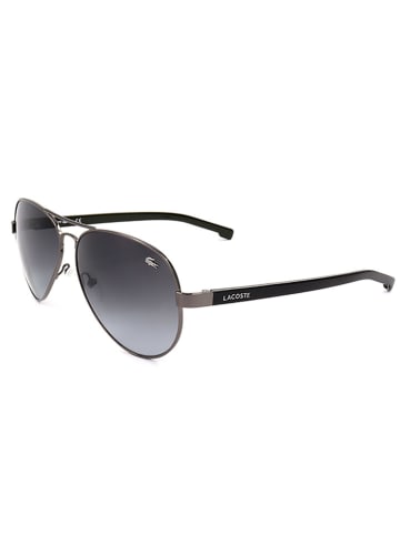 Lacoste Unisex-Sonnenbrille in Schwarz/ Grau