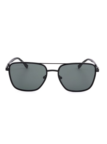 Lacoste Okulary przeciwsłoneczne unisex w kolorze czarno-szarym