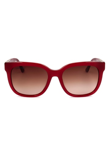 Lacoste Damen-Sonnenbrille in Rot/ Braun