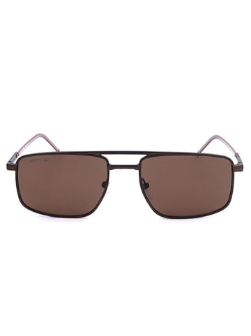 Lacoste Herren-Sonnenbrille in Schwarz/ Braun