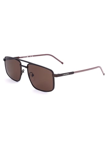Lacoste Herren-Sonnenbrille in Schwarz/ Braun
