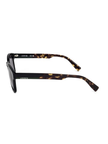 Lacoste Męskie okulary przeciwsłoneczne w kolorze czarno-szarym