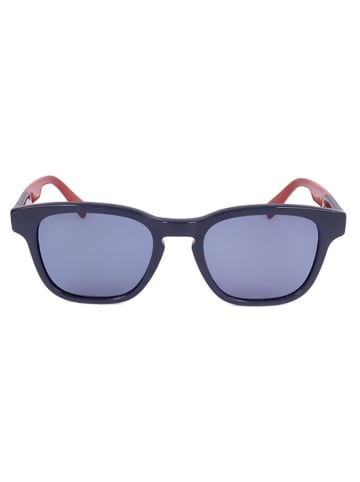 Lacoste Okulary przeciwsłoneczne unisex w kolorze niebiesko-czerwonym