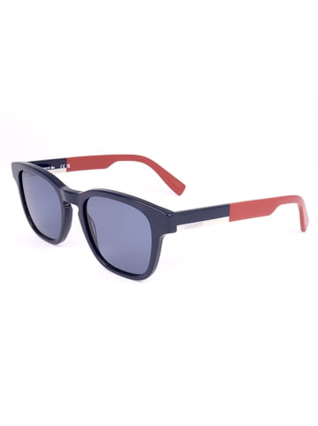 Lacoste Unisex-Sonnenbrille in Blau-Rot/ Blau