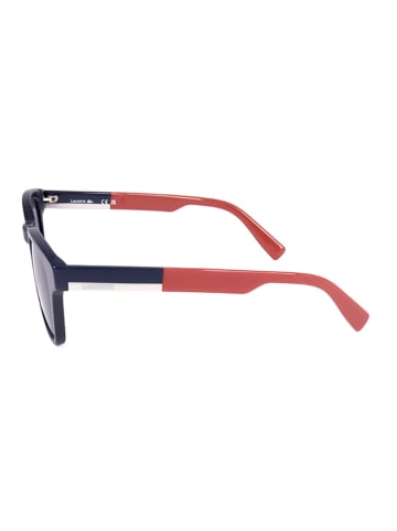 Lacoste Okulary przeciwsłoneczne unisex w kolorze niebiesko-czerwonym