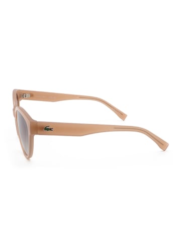 Lacoste Damskie okulary przeciwsłoneczne w kolorze jasnobrązowo-szarym