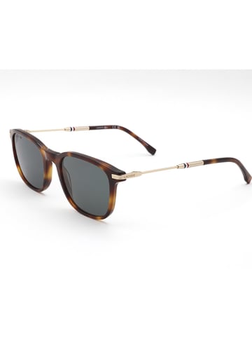 Lacoste Unisex-Sonnenbrille in Havana-Gold/ Grau