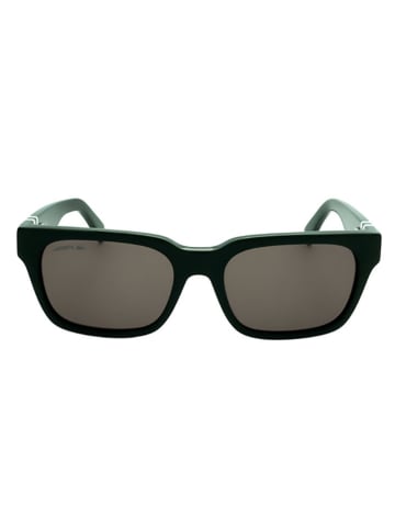 Lacoste Męskie okulary przeciwsłoneczne w kolorze zielono-szarym