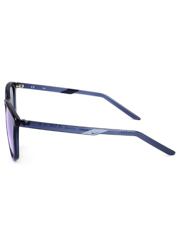 Nike Okulary przeciwsłoneczne unisex w kolorze granatowo-niebieskim