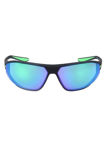 Nike Unisex-Sonnenbrille in Schwarz-Blau/ Grün
