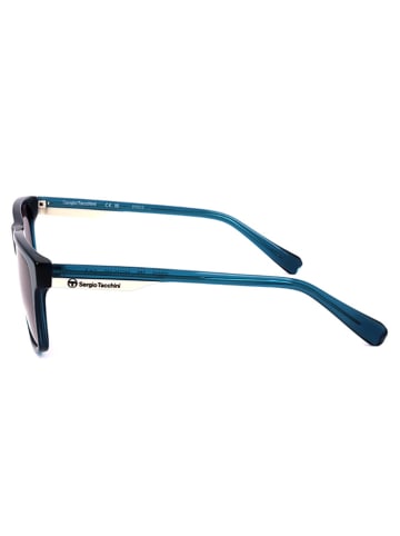 Sergio Tacchini Herren-Sonnenbrille in Petrol/ Grau