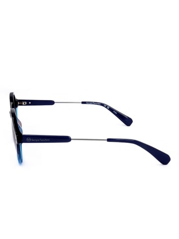 Sergio Tacchini Damen-Sonnenbrille in Dunkelblau/ Grau