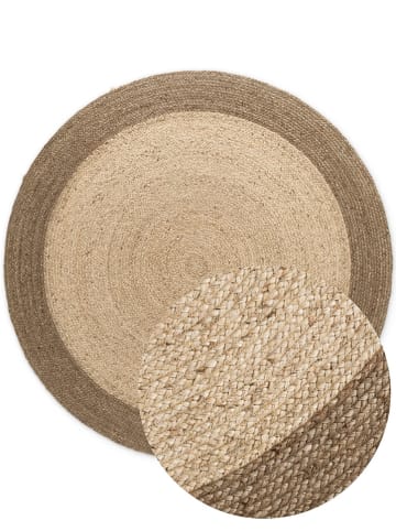 Hanse Home Jute-Teppich "Natural" in Creme/ Beige