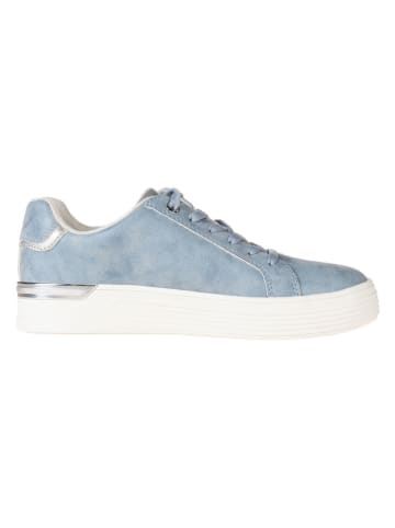 s.Oliver Sneakers in Hellblau/ Silber