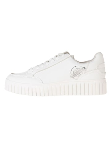 s.Oliver Sneakers in Weiß/ Silber