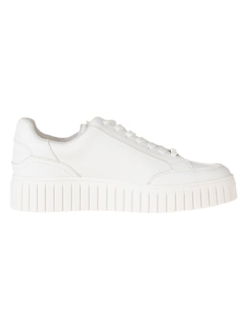 s.Oliver Sneakers in Weiß/ Silber