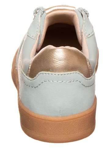 s.Oliver Sneakers in Hellblau/ Gold