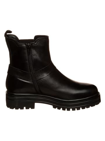 s.Oliver Leder-Boots in Schwarz