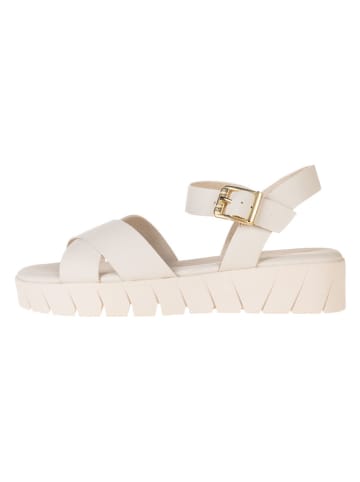s.Oliver Sandalen in Creme