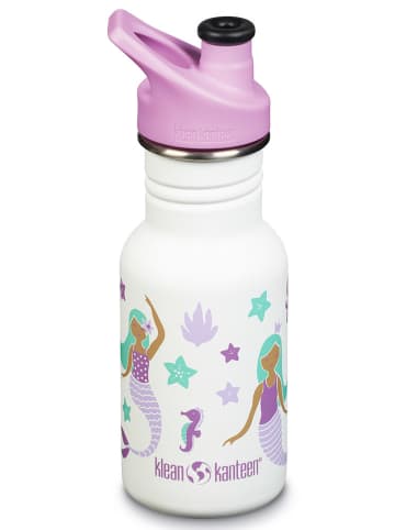 Klean Kanteen Trinkflasche "Kanteen Classic" in Weiß/ Lila - 355 ml