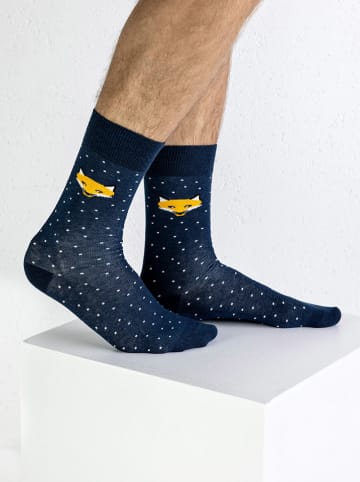 Funky Steps 3-delige set: sokken donkerblauw