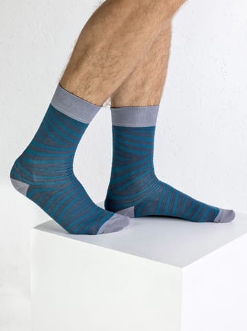 Funky Steps 2-delige set: sokken blauw