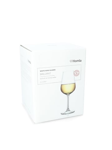 Homla 4er-Set: Weingläser "Brillinat" - 360 ml