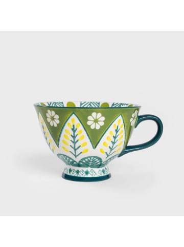 Homla Tasse ''Shilla'' in Khaki/ Türkis - 400 ml